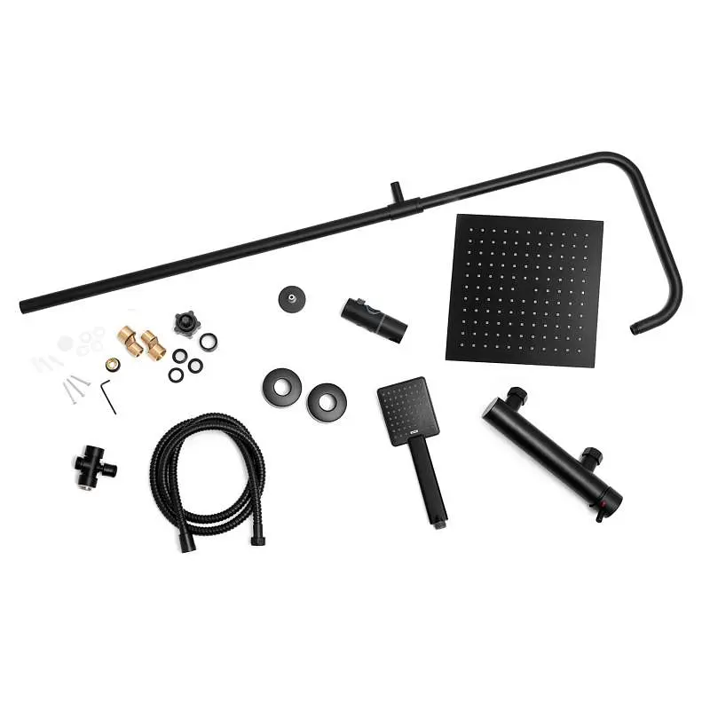 Душова система Yoka Flova 25 black BP.FLOVA 25 BLK, Чорний матовий - фото 11