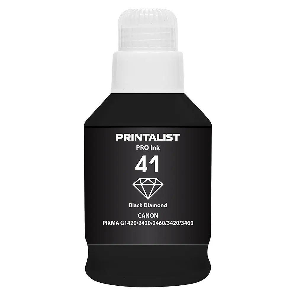 Чорнило PRINTALIST GI-41 для Canon Pixma G2420/3420 190г Black пігментне (PL41BP) - фото 6