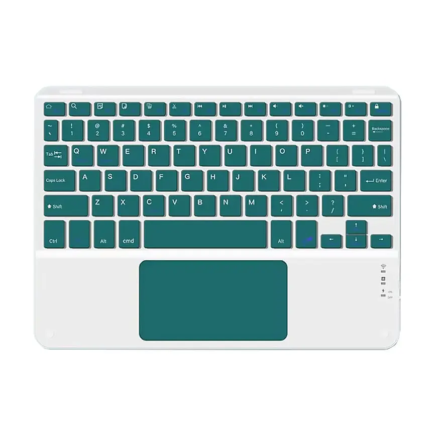 Чохол з бездротовою клавіатурою (TouchPad) BeCover для Apple iPad Air 13 (2024/2025) Dark Green (712603) - фото 4