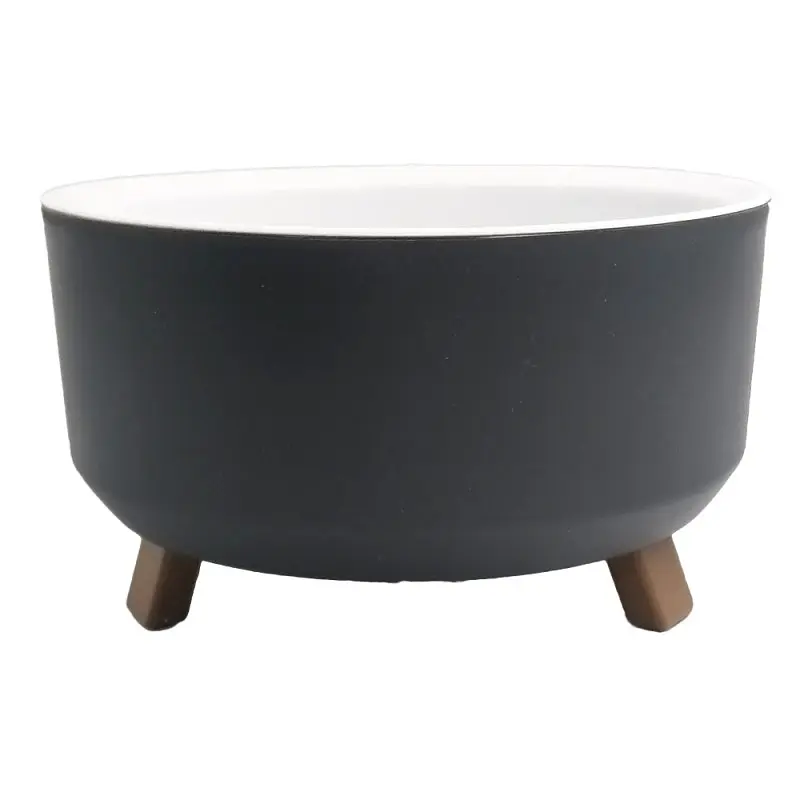 Горщик для квітів Serinova Tripot, 2.25 л, антацитовий (ALY643 anthracite) - фото 2