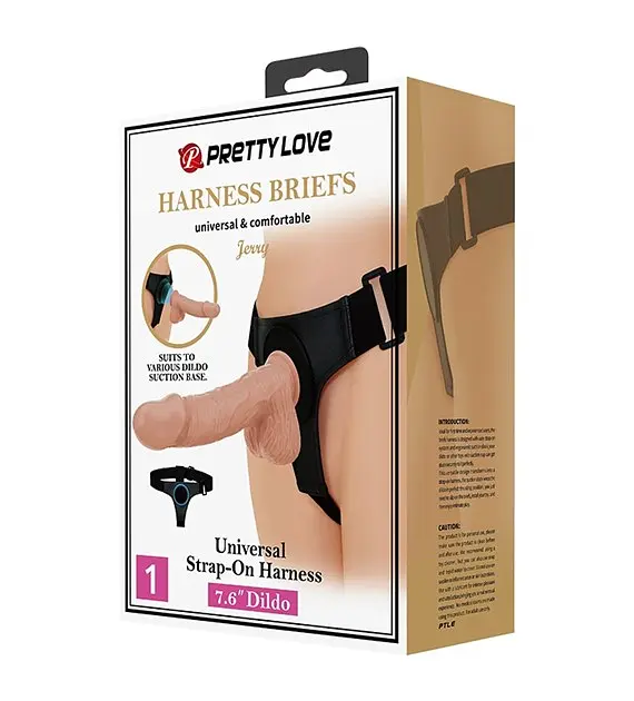 Страпон PRETTY LOVE HARNESS BRIEFS JERRY PRETTY LOVE BW-022089NR 101832