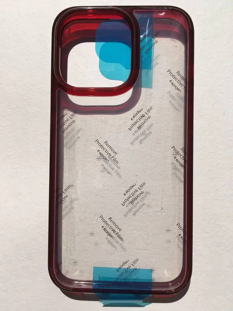 Оригінальний протиударний чохол для iPhone 13 Pro (6.1") Spigen Ultra Hybrid Red Crystal (ACS03263) - фото 10