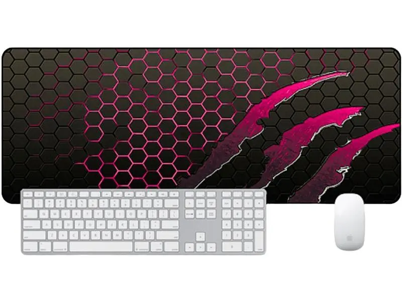 Килимок для миші Voltronic Honeycomb Black/Pink (S2382) - фото 3