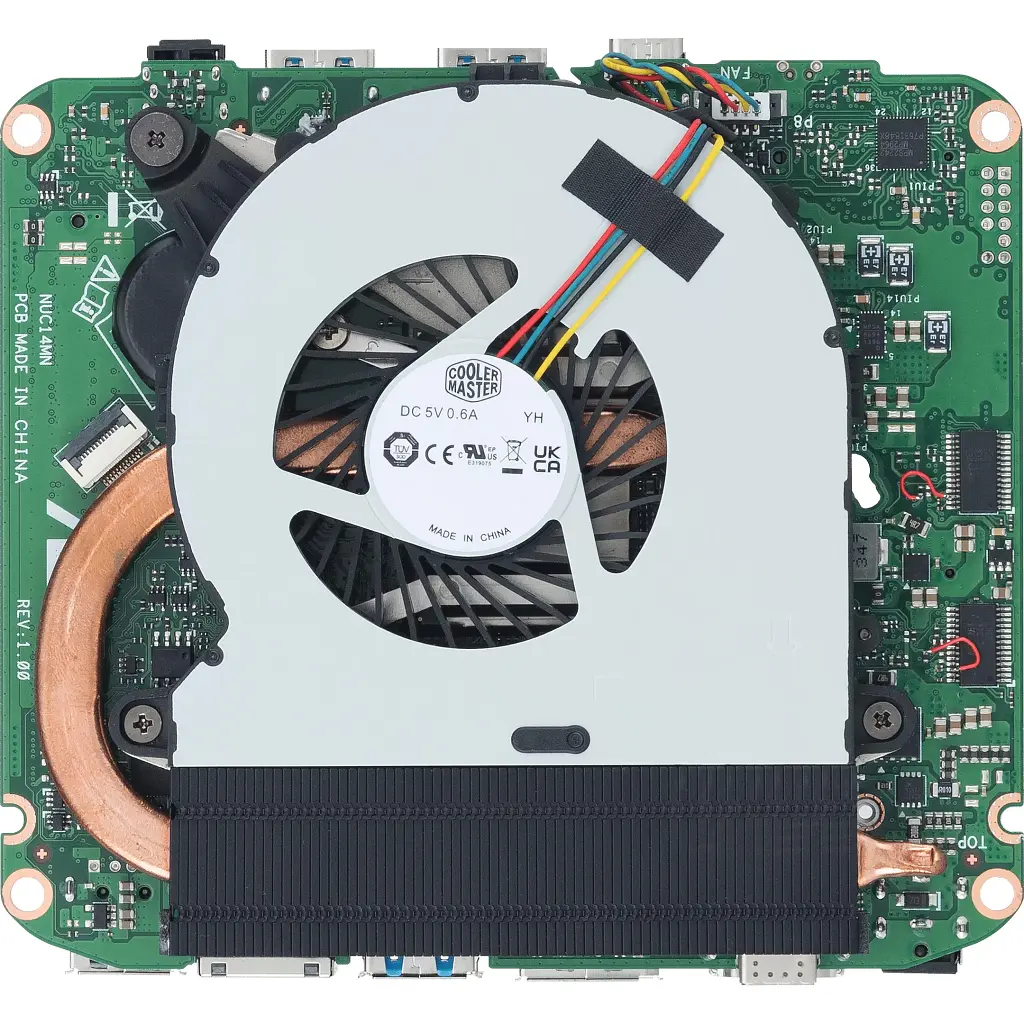 Комп'ютер ASUS NUC 14 Essential RNUC14MNK9700002 Slim Kit(L6) / N97, M.2 22x80 NVMe & SATA SSD, EU Cord (90AR00M2-M00080) - фото 10