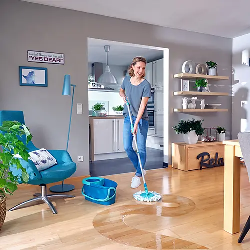 Комплект для уборки Leifheit Clean Twist Disc Mop Ergo Ведро со шваброй (52101) - фото 7