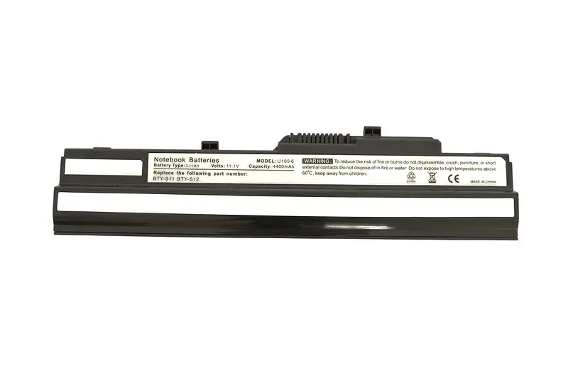 Акумулятор для ноутбука MSI BTY-S12 Wind U100 11.1V Black 5200 mAh - фото 5