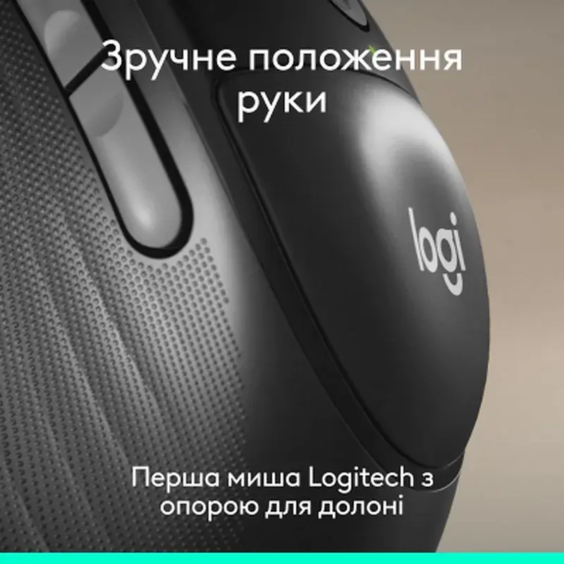 Мишка Logitech Signature Comfort Plus M850L Wireless/USB-C for Business Graphite (910-007704) - фото 2