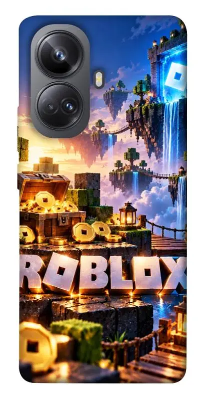 TPU чохол Demsky Golden quest для Realme 10 Pro+