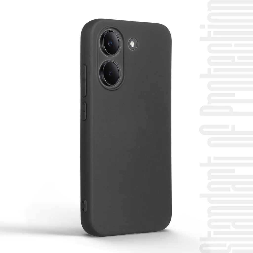 Чехол-накладка для смартфона Xiaomi Poco X8 Pro 5G противоударный, силиконовый, термополиуретановый (ТПУ), с защитой камеры и корпуса, черный, защита всего корпуса, ArmorStandart (ARM90712) - фото 2
