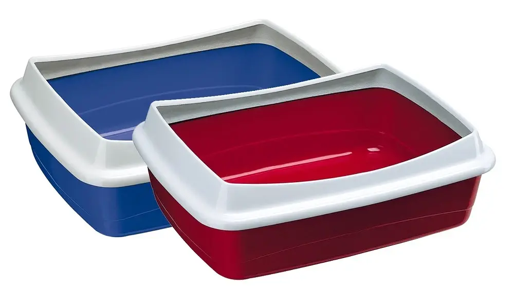 Туалет для котів Ferplast Litter Tray Nip Plus 10 бордовий 47x36x15.5 см 72041099 - фото 2