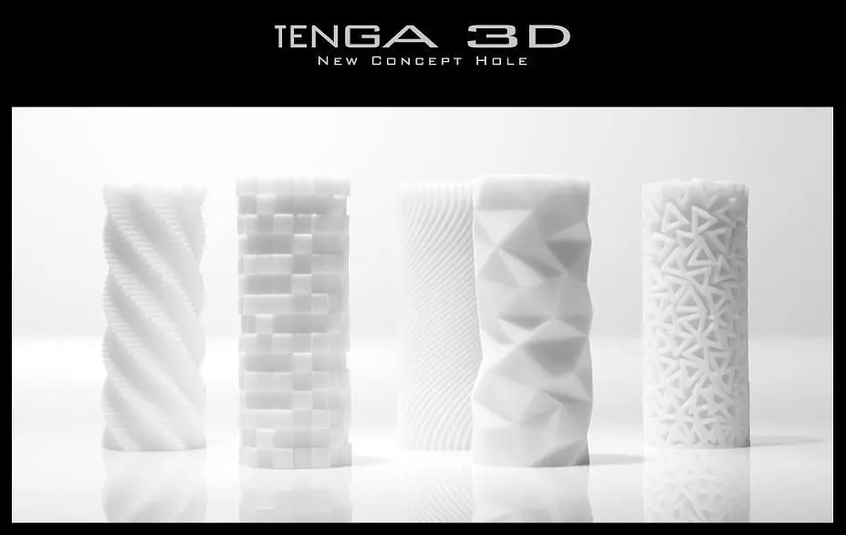 Мастурбатор Tenga 3D Polygon белый - фото 9