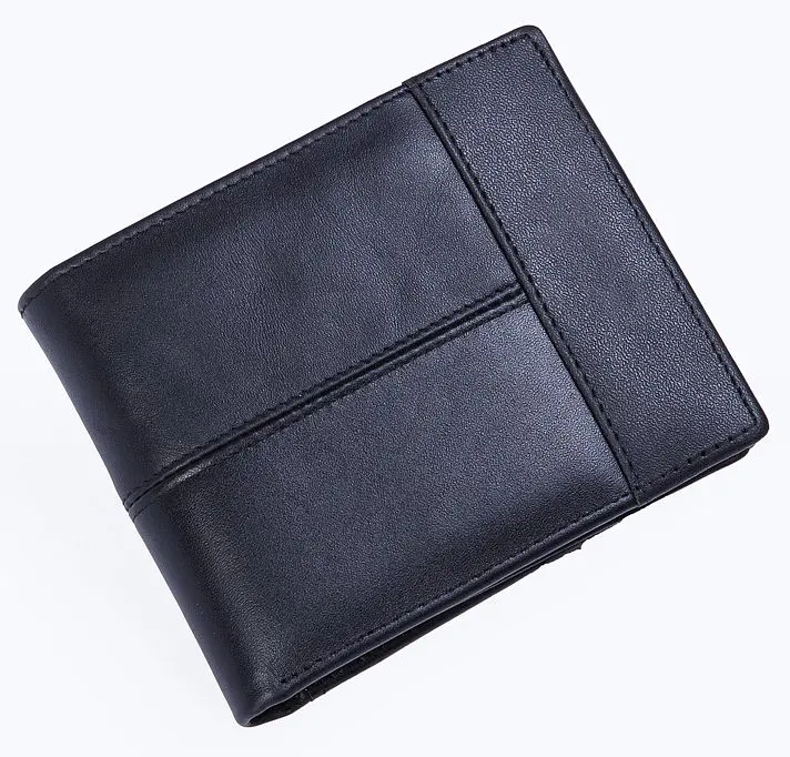 Мужской кожаный кошелек Vintage 12х10х2 см acs0016093 - фото 3