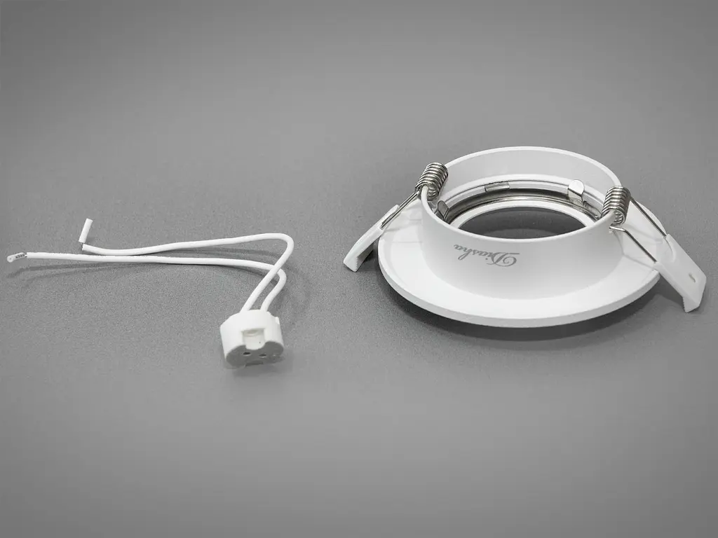 Точковий світильник LED Diasha PR-1-WH, 40W, білий, алюміній, сучасний стиль, діаметр 9.5 см - фото 3