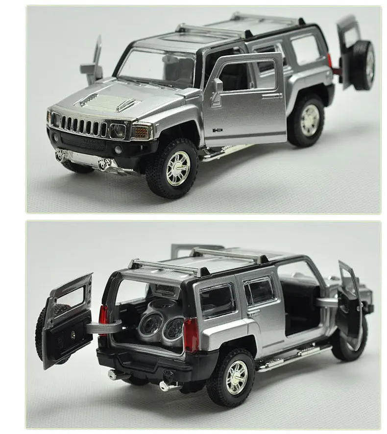Іграшкова машинка з Метала Hummer H3 «Автопром» 1:32 - фото 7