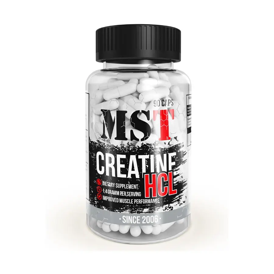 Креатин Creatine HCL, 90 вегакапсул MST fit0016289
