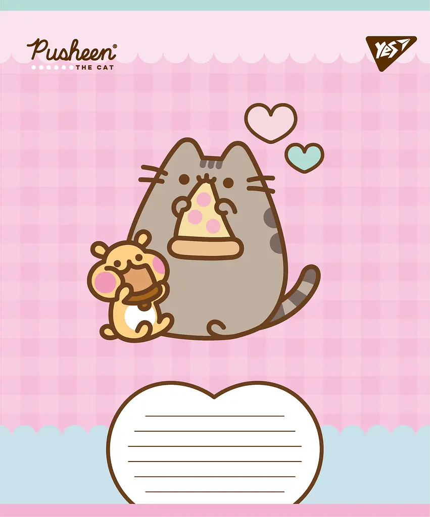 Набір зошитів шкільних YES А5/12 лінія Pusheen Weekend 25 шт (767608) - фото 5