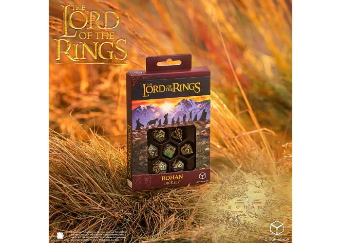Набір кубиків The Lord of the Rings: Rohan Dice Set (7 шт.) (LOTR/190166/ROH/A) - фото 10