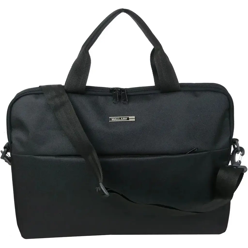 Сумка для ноутбука Wallaby 17.3 дюймів Чорна (10588 black) - фото 2