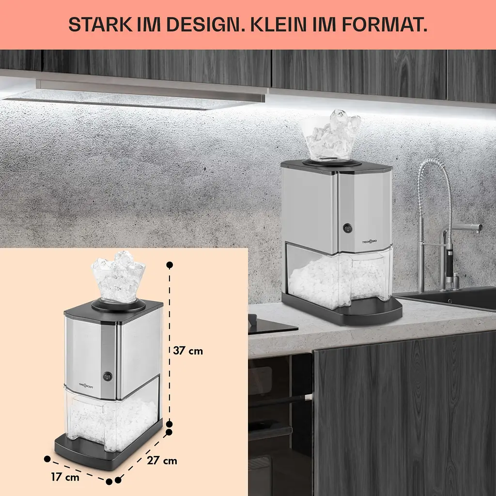 Подрібнювач для льоду Klarstein Icebreaker Ice Crusher (10028440) - фото 7