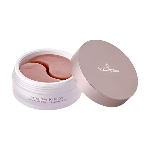 Гідрогелеві патчі з екстрактом граната і рубіновою пудрою 60 шт BeauuGreen Pomegranate & Ruby Hydrogel Eye Patch - фото 2