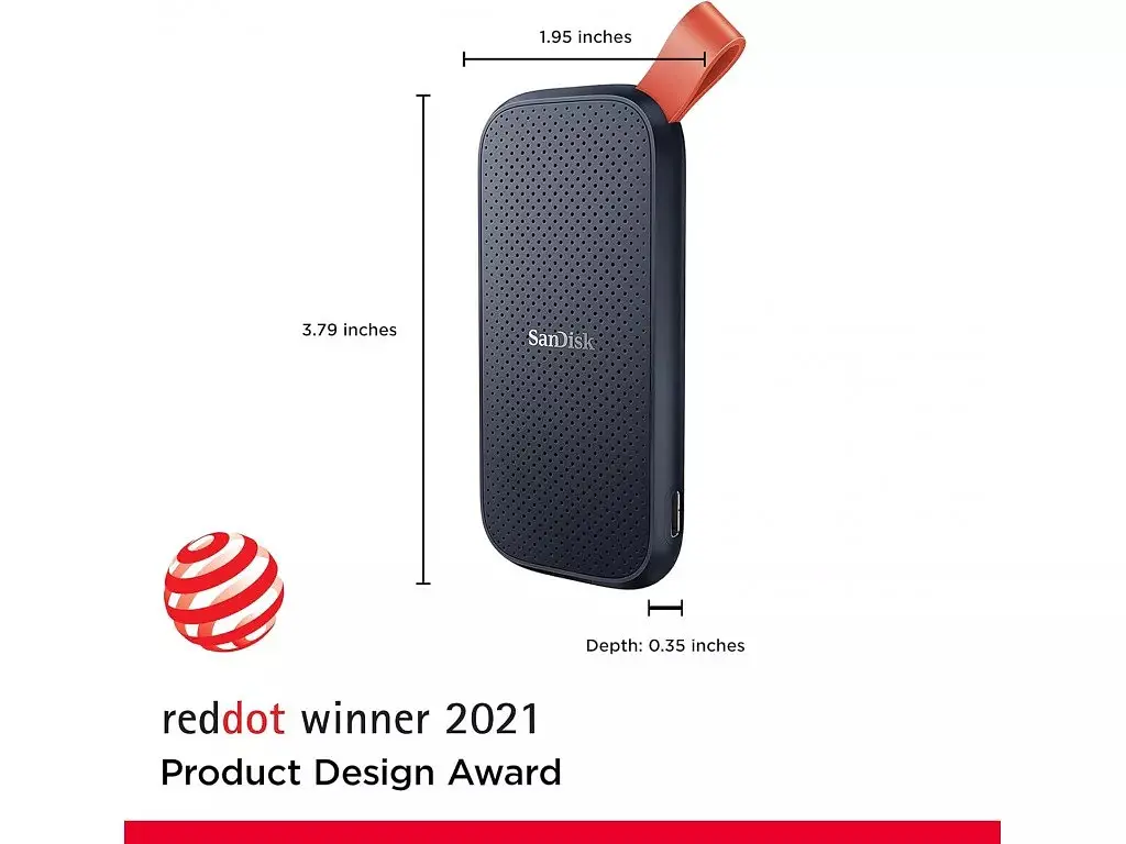 Швидкісний зовнішній диск SSD накопичувач SanDisk Portable SSD 1 TB (SDSSDE30-1T00-G26) - фото 5