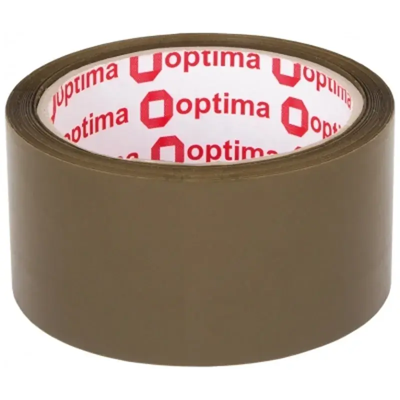 Скотч Optima 48 мм х 50 м х 43 мкм Extra, коричневий (O45327)