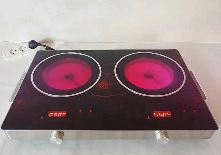 Настільна інфрачервона плита на 2 конфорки 4000Вт XPRO CB 1327 (CB 1327_2245) - фото 2