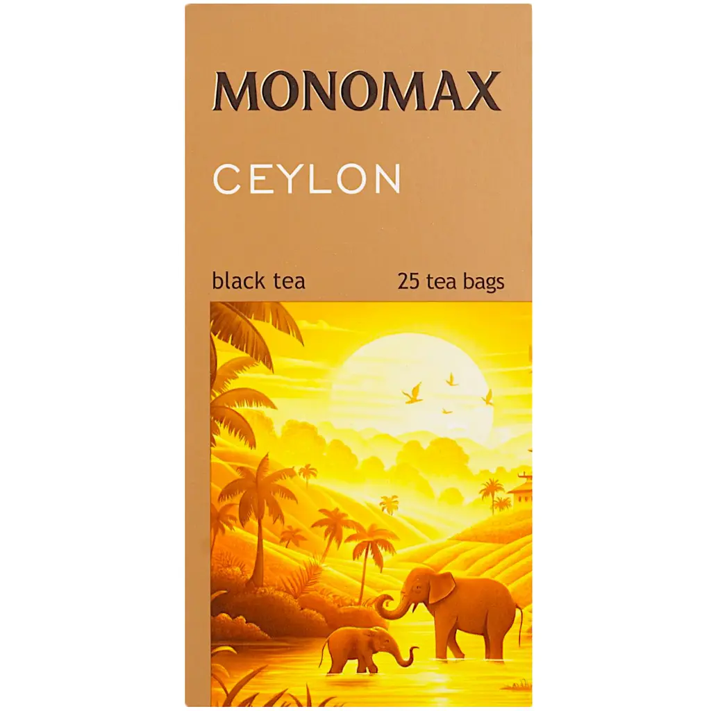 Чай чорний Monomax Original 100% Цейлон 50 г (25 пакетиків по 2 г)  - фото 2
