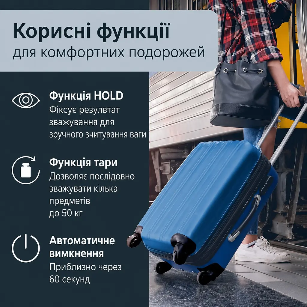 Ваги цифрові для багажу ADE KW 1600 - фото 3