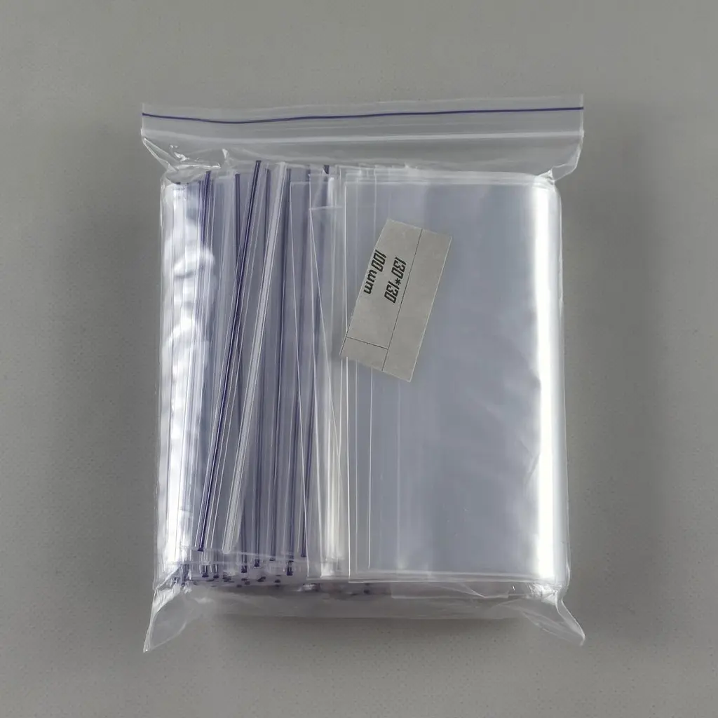 Пакети Zip-Lock прозорі 13x13 см, 100 шт, поліетиленові пакети із застібкою - фото 3