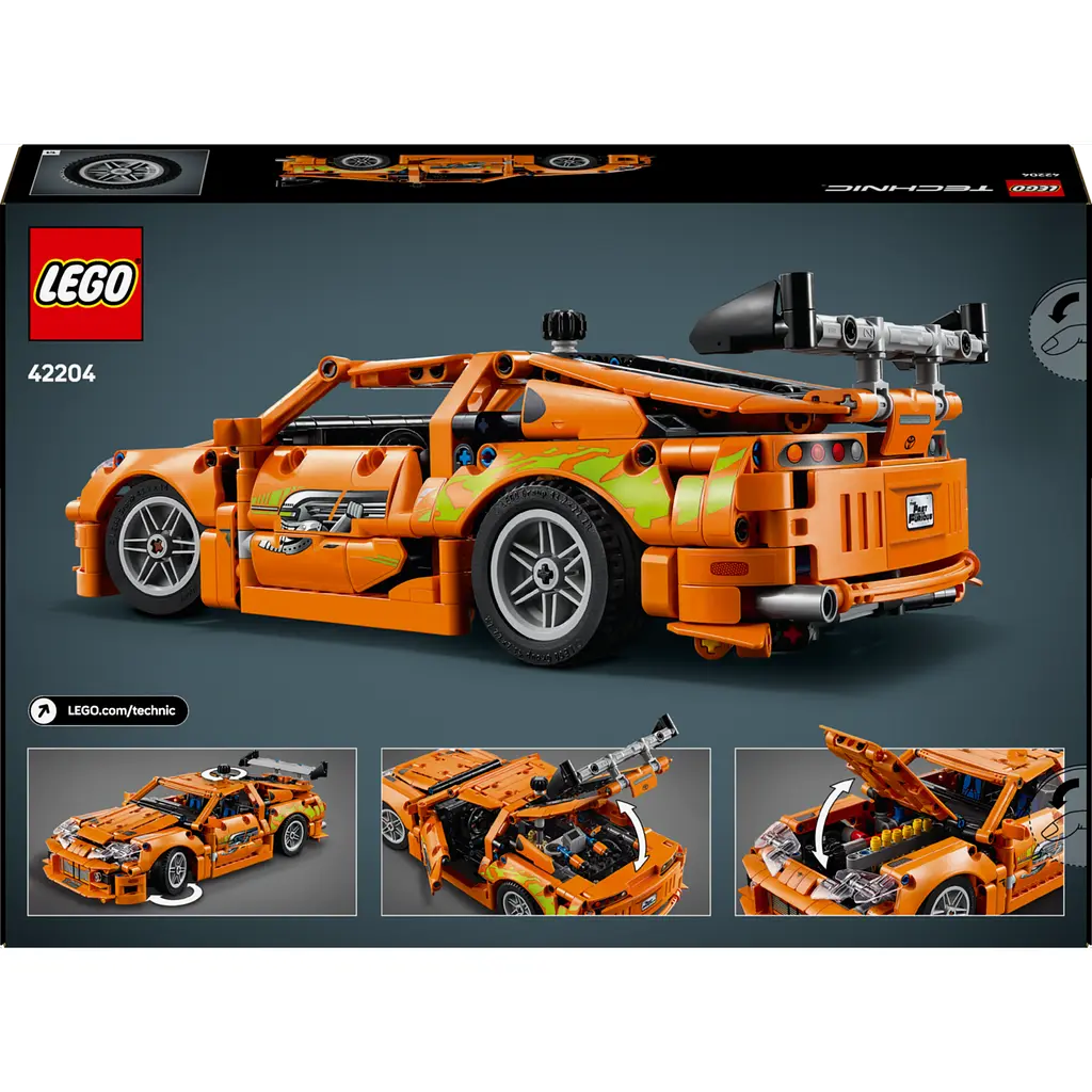 Конструктор LEGO Technic Fast and Furious Toyota Supra MK4, 810 деталей (42204) - фото 16
