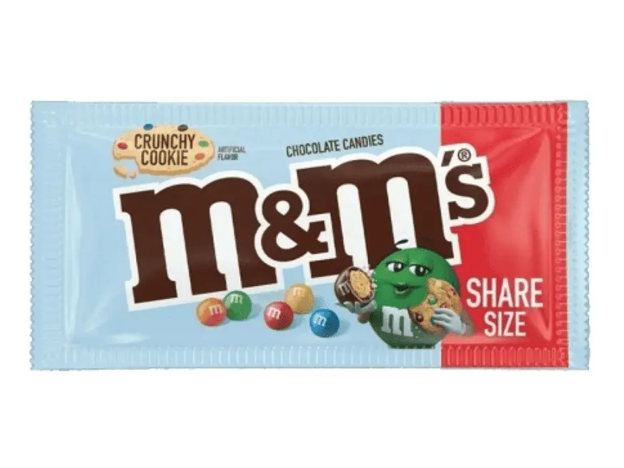 Драже M&M's Crunchy Cookie Milk Chocolate Candy 80.2г