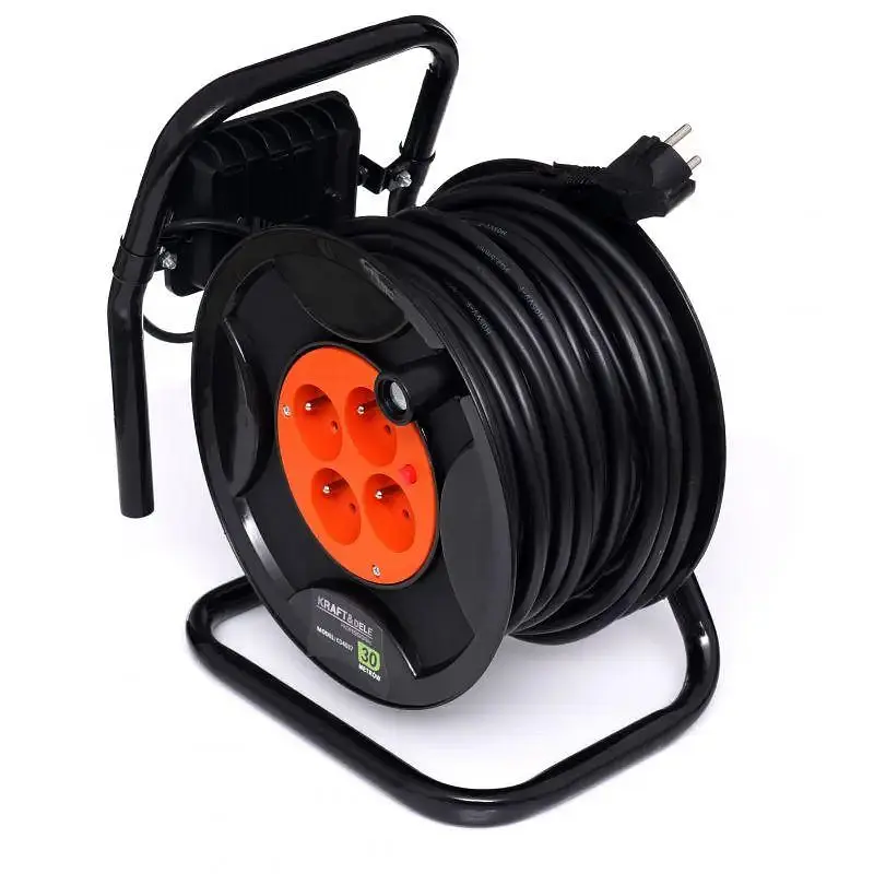 Удлинитель Kraft&Dele KD4037 3 x 2.5 мм 30 м - фото 4