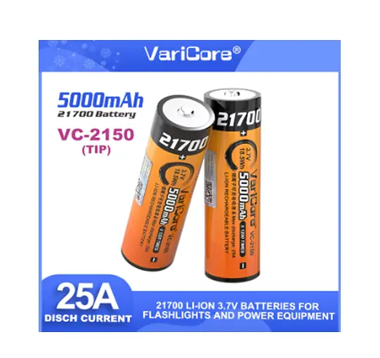 Акумулятор VariCore 21700 VC-2150 5000mAh 3.7V JT 25A (2912067989) - фото 7