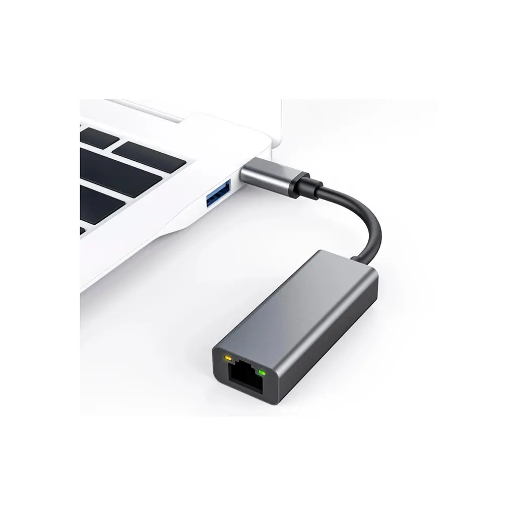 Адаптер Dynamode USB3.0 Type-C to 1000/100 Mbit/s RJ-45 (RTL8153) 0.13 m (DM-AD-GLAN-C) - фото 5