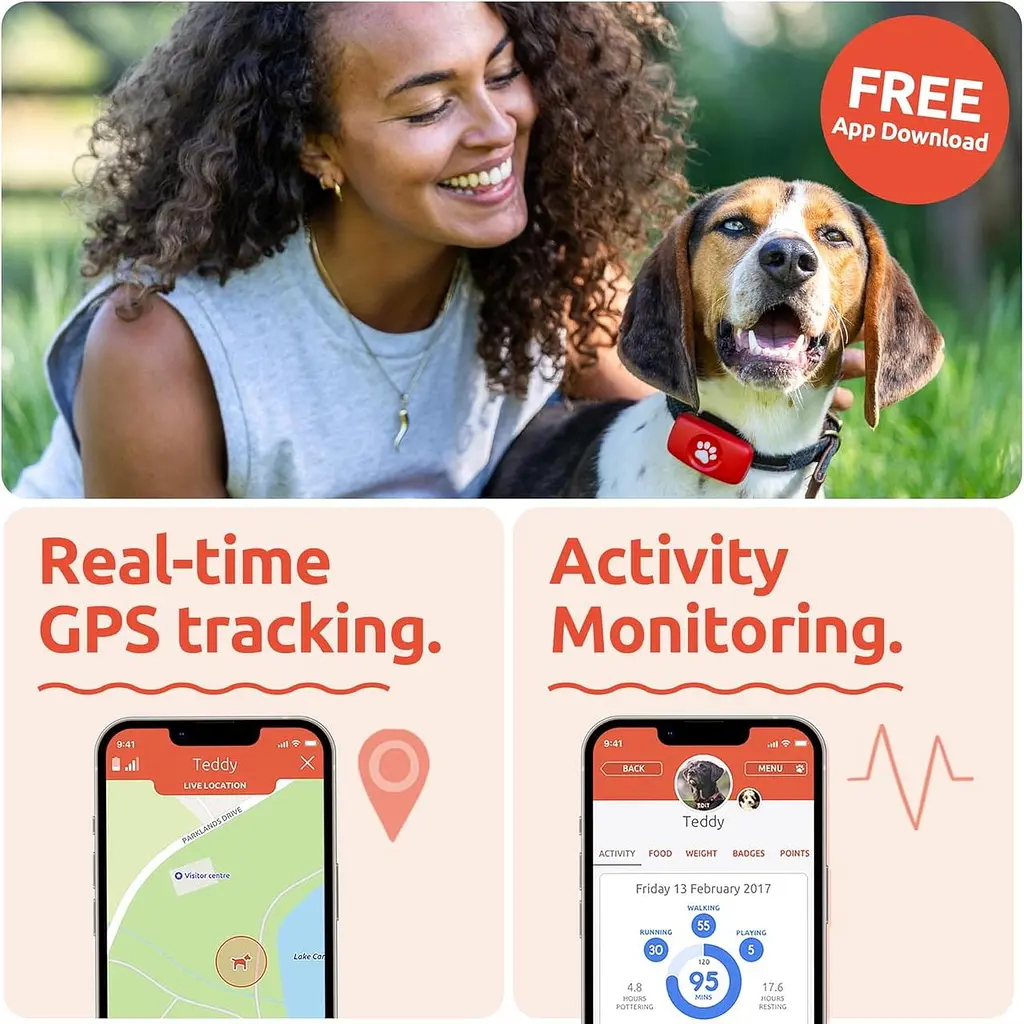 GPS-трекер для собак PitPat — подписка не требуется — Подходит для всех собак и всех ошейников — Умный трекер - фото 5