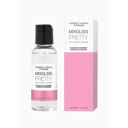 Лубрикант MixGliss Pretty-Fleur Cerisier - на силіконовій основі з ароматом квіток вишні, 50 мл