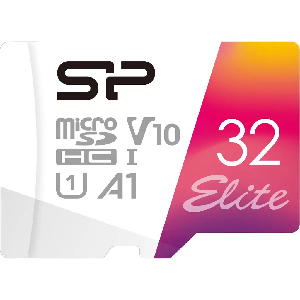 Карта пам'яті Silicon Power 32GB microSD class 10 UHS-I A1 V10 Elite COLOR (SP032GBSTHBV1V20SP) - фото 2