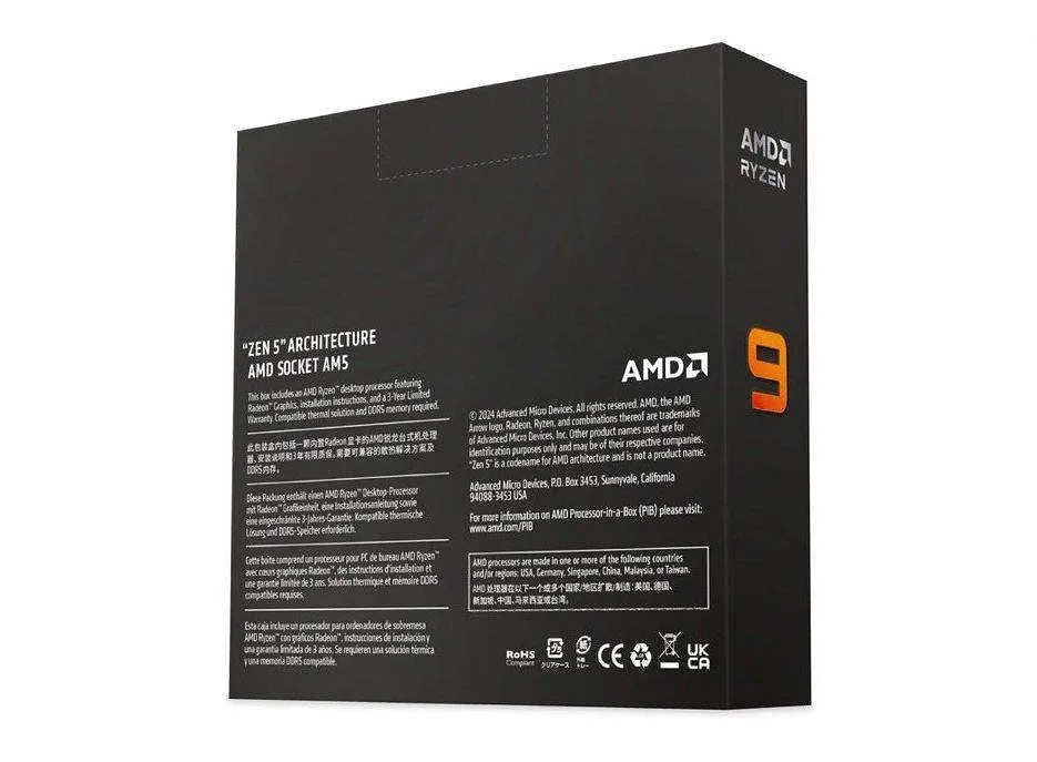 Процессор AMD Ryzen 9 9900X (100-100000662WOF) - фото 4