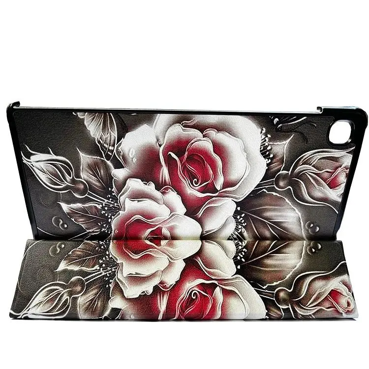 Чехол-книжка BeCover Smart Case для Samsung Galaxy Tab S6 Lite -2024 10.4" P620/P625/P627 Black Rose (711286) - фото 2