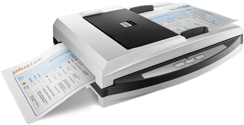 Сканер А4 Plustek SmartOffice PN2040 (1200 dpi, 48 bit, 20 стр/мин, DADF, планшетный, сетевой) - фото 3