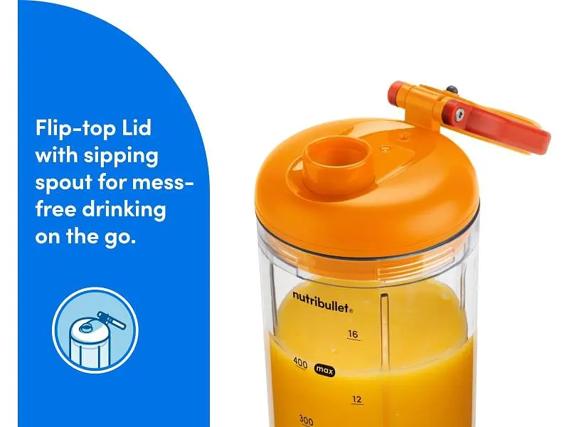 Блендер NUTRIBULLET Flex NBP013OR Orange - фото 5