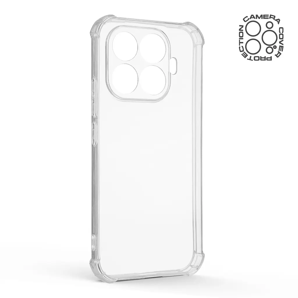 Прозрачный чехол для Xiaomi 17T с защитой камеры и усиленными бортами, тонкий, силиконовый, бесцветный, ударостойкий, противоударный бампер c закрытой камерой, ArmorStandart (ARM90953) - фото 2