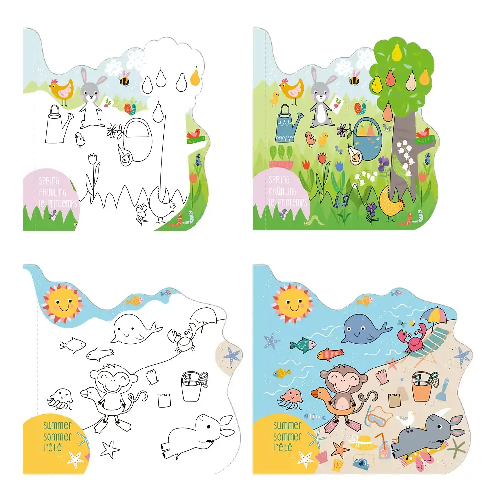 Багаторазова водяна розмальовка Avenir 3 в 1 Чотири сезони (CH211774) - фото 6