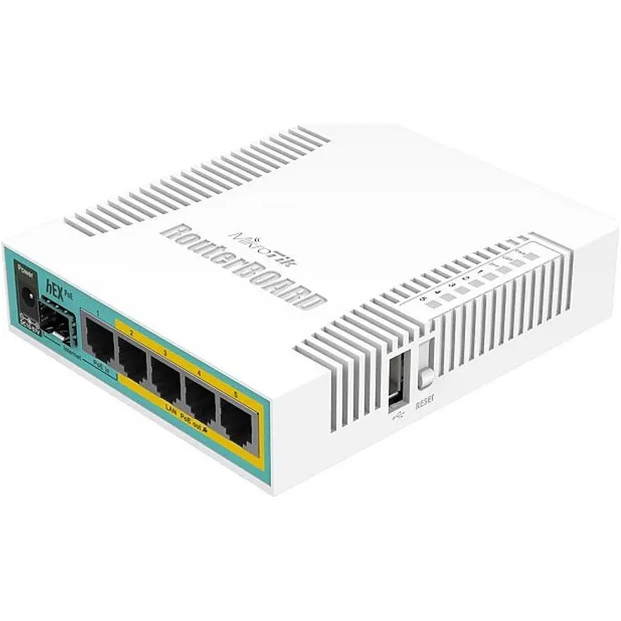 Маршрутизатор (роутер) MikroTik hEX PoE (RB960PGS) [137445] - фото 2