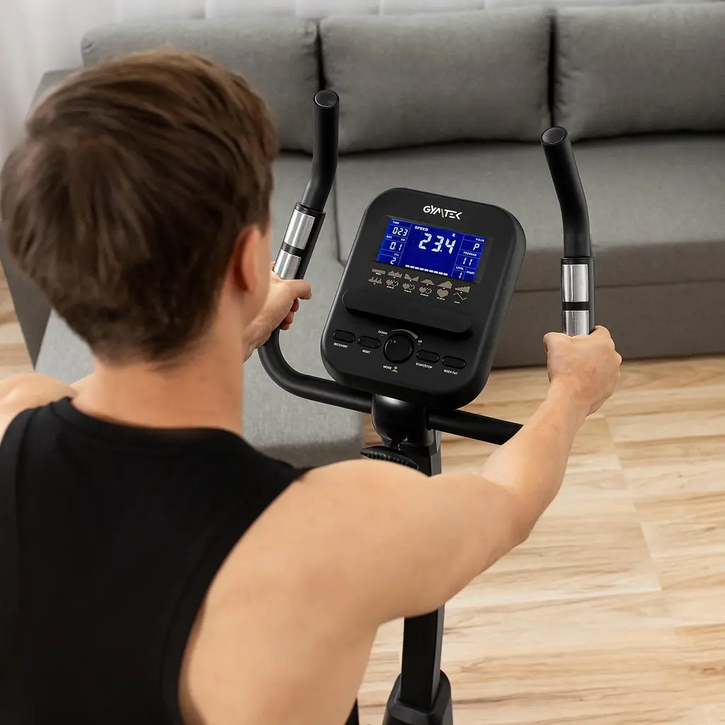 Велотренажер Gymtek XB4500 електромагнітний синій - фото 5