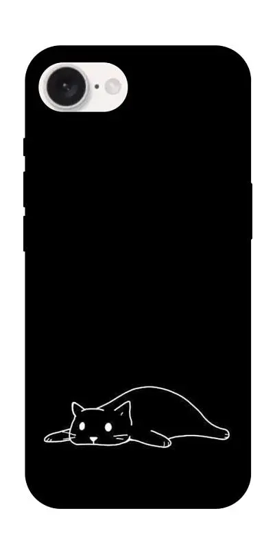 TPU чехол Demsky Lazy cat для Apple iPhone 16e (6.1")