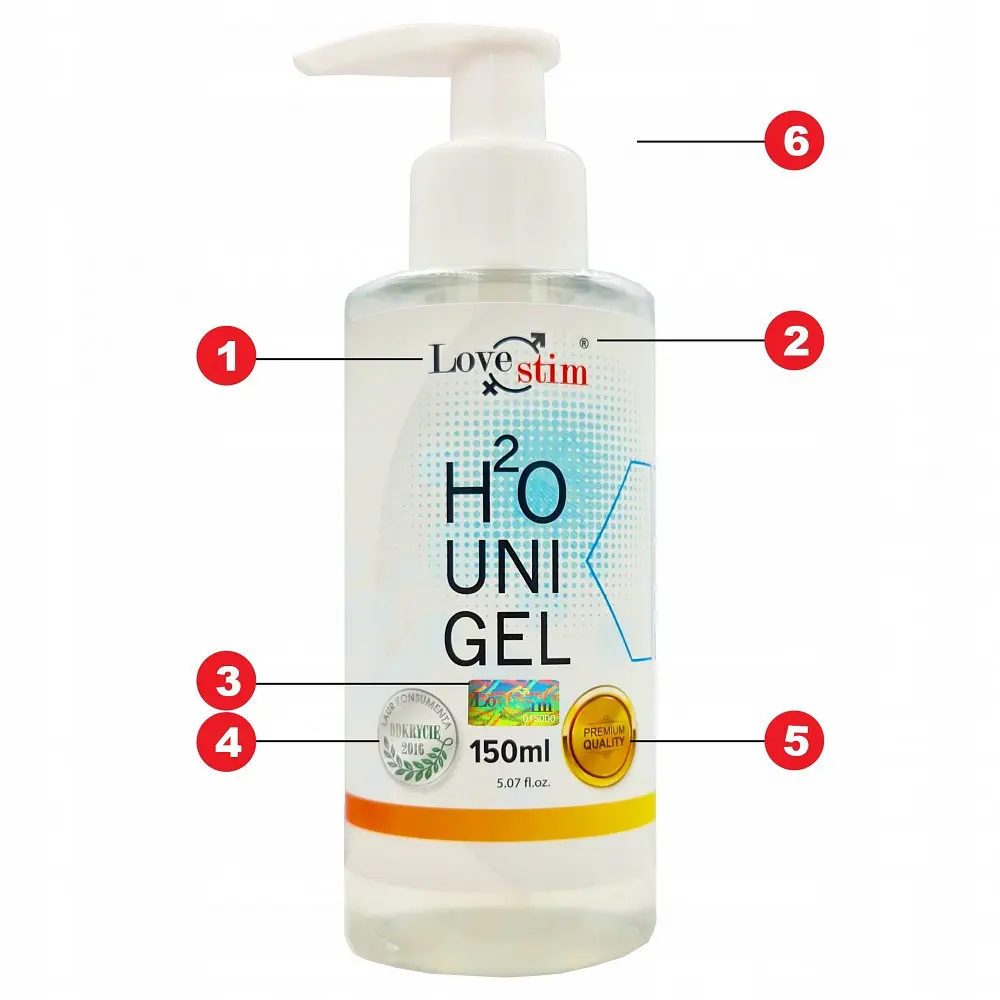 Лубрикант на водній основі Lovestim H2O UNI Gel 150 мл - фото 3