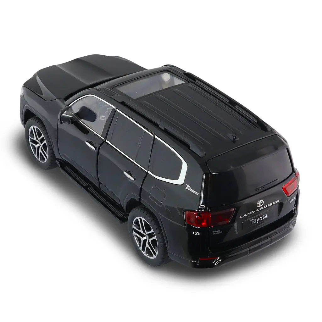 Автомодель TechnoDrive Toyota Land Cruiser 1:24 чорна (KM08222) - фото 4