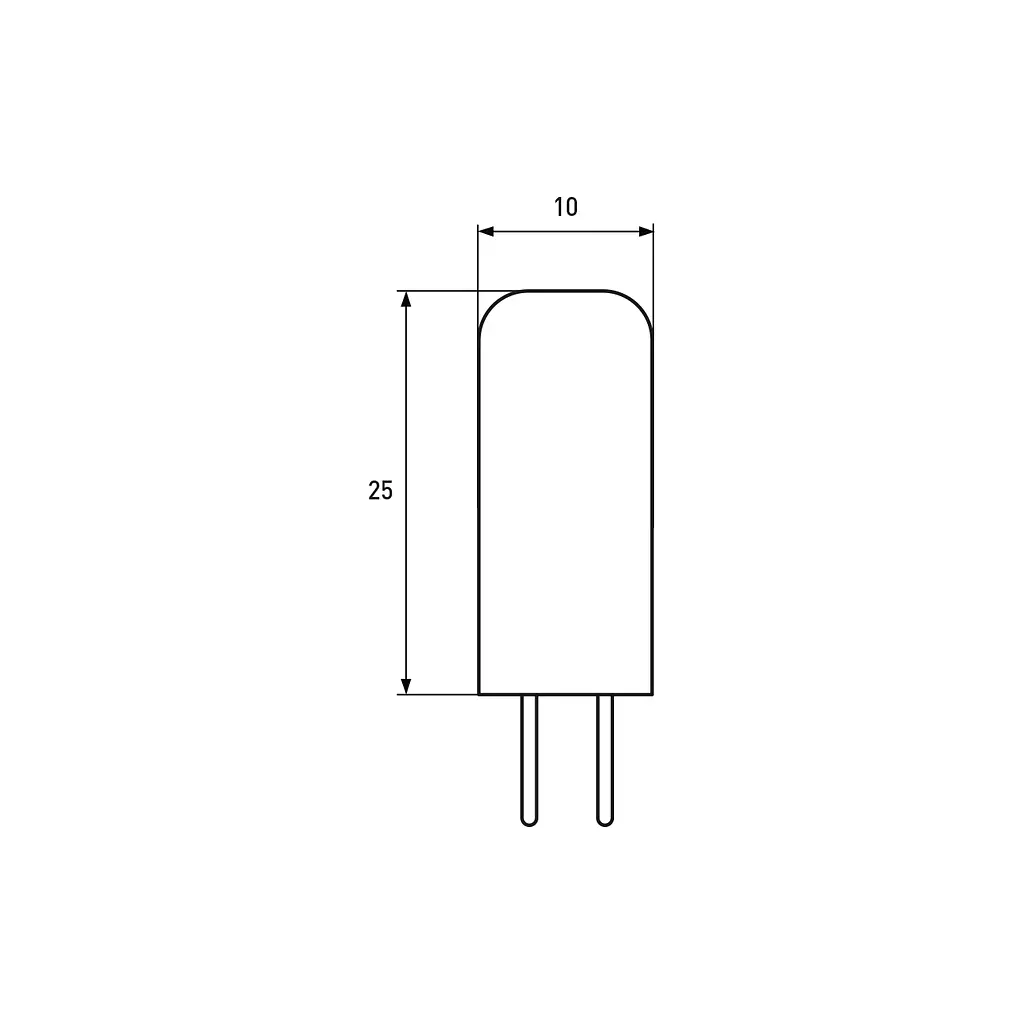 Лампочка Eurolamp LED силикон G4 2W 4000K 12V (LED-G4-0240(12)) - фото 3